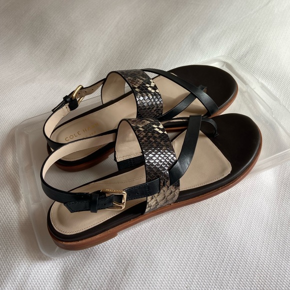 NWOT snakeskin Cole Haan sandals - Picture 6 of 7